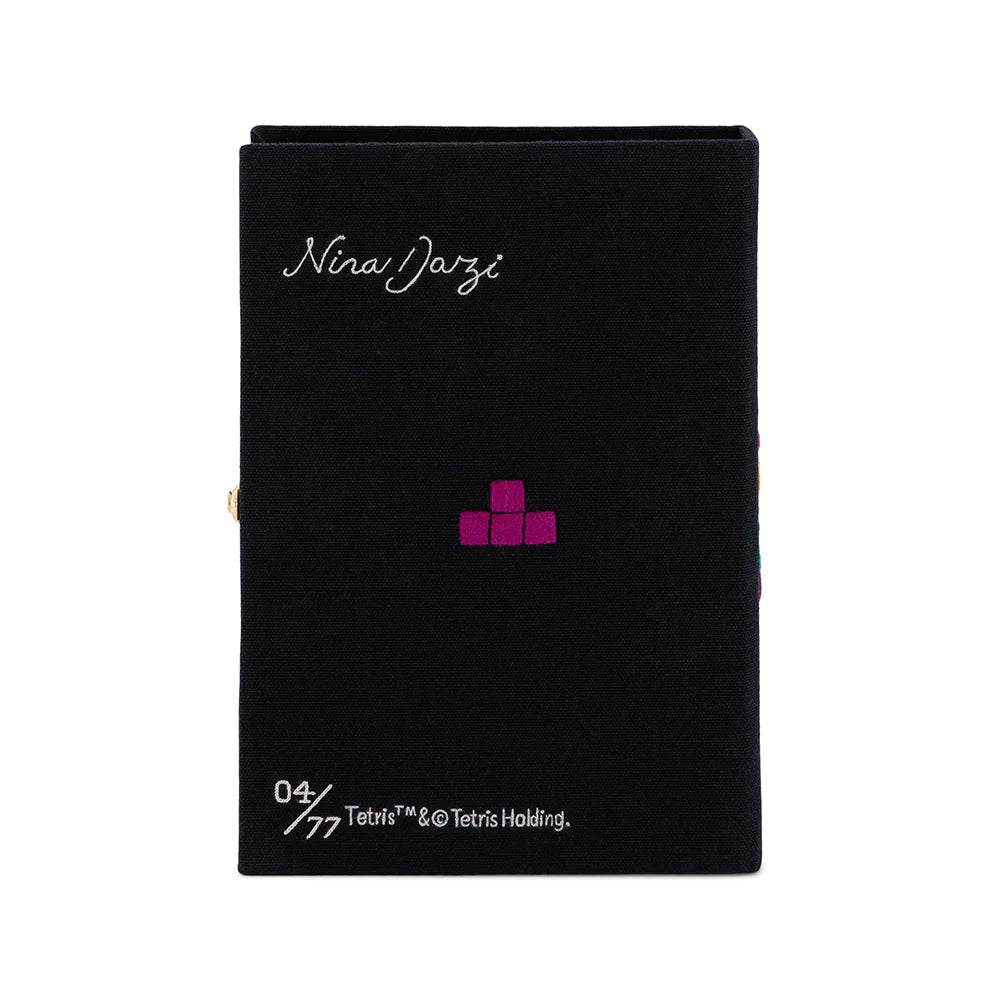 Tetris Book Clutch by Olympia Le-Tan