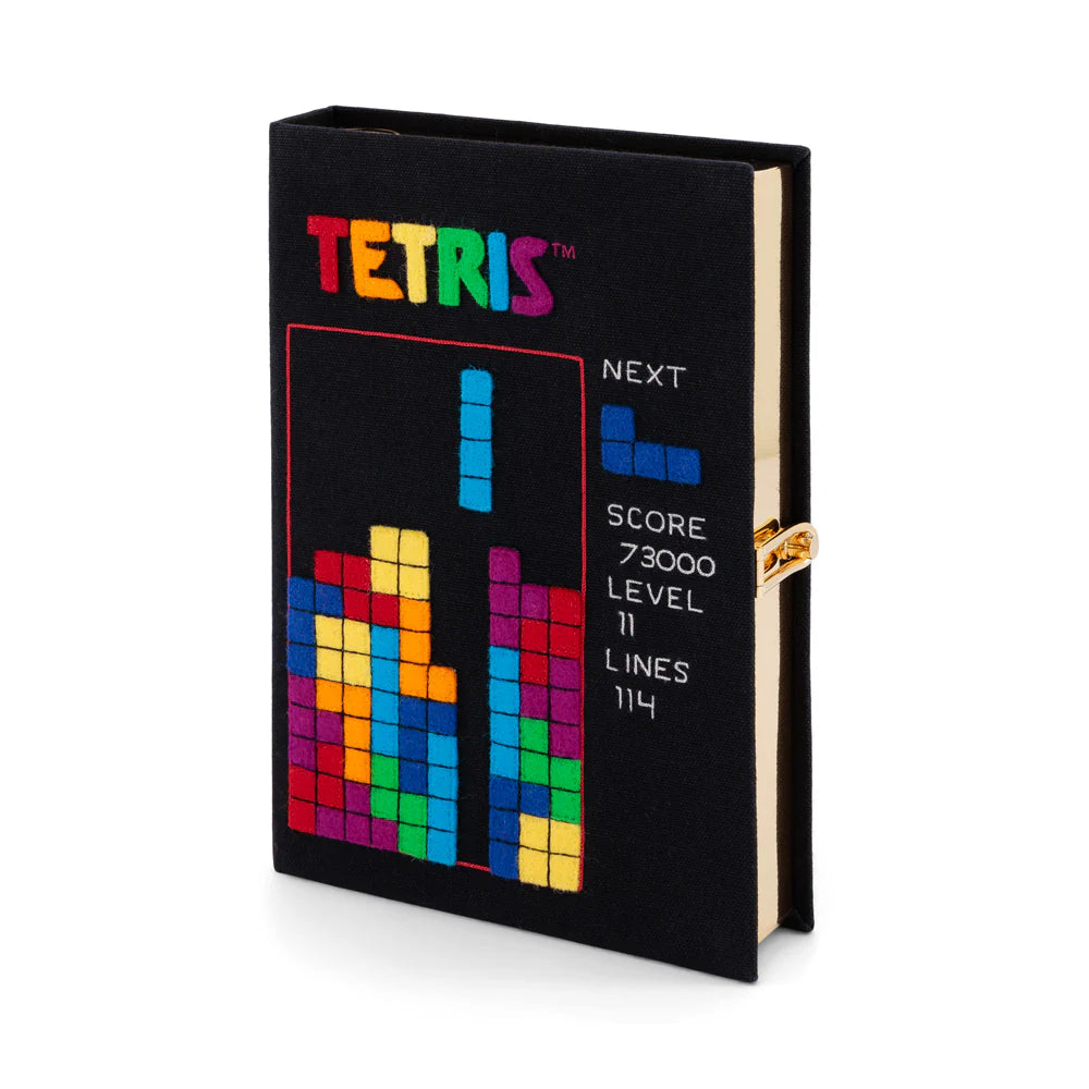 Tetris Book Clutch by Olympia Le-Tan
