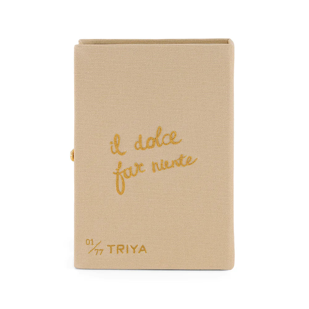 La Dolce Vita Book Clutch by Olympia Le-Tan