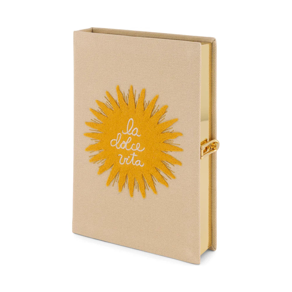La Dolce Vita Book Clutch by Olympia Le-Tan