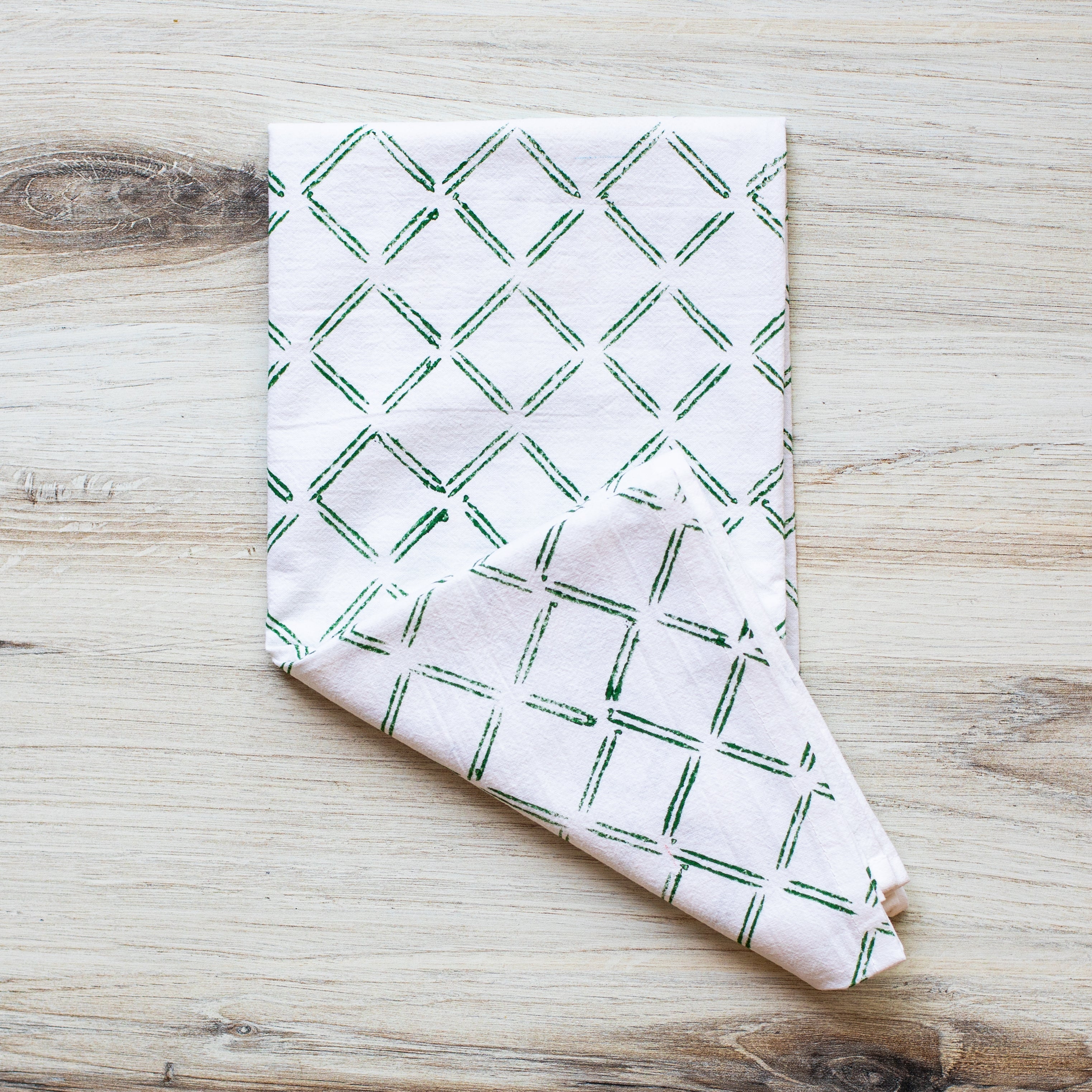 Tea Towel - Dash, Sage by Mended