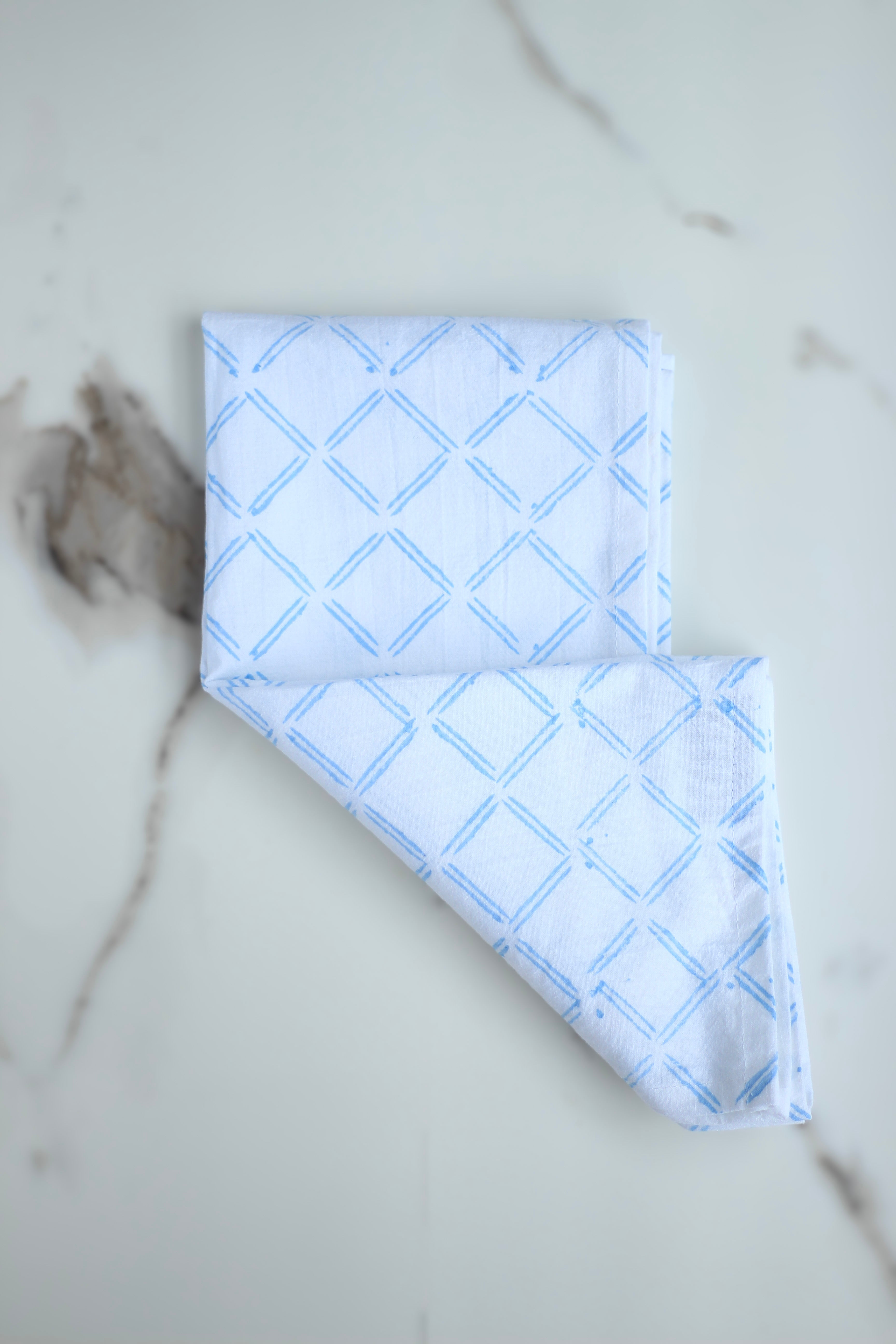 Tea Towel - Dash, Uniform Blue by Mended