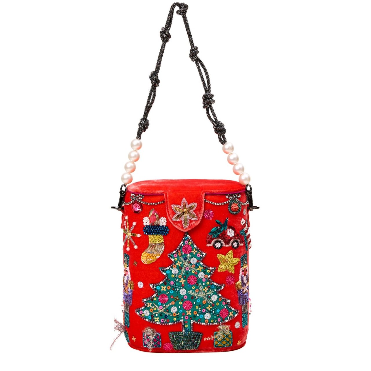 Ugly Christmas Bucket Bag by Simitri