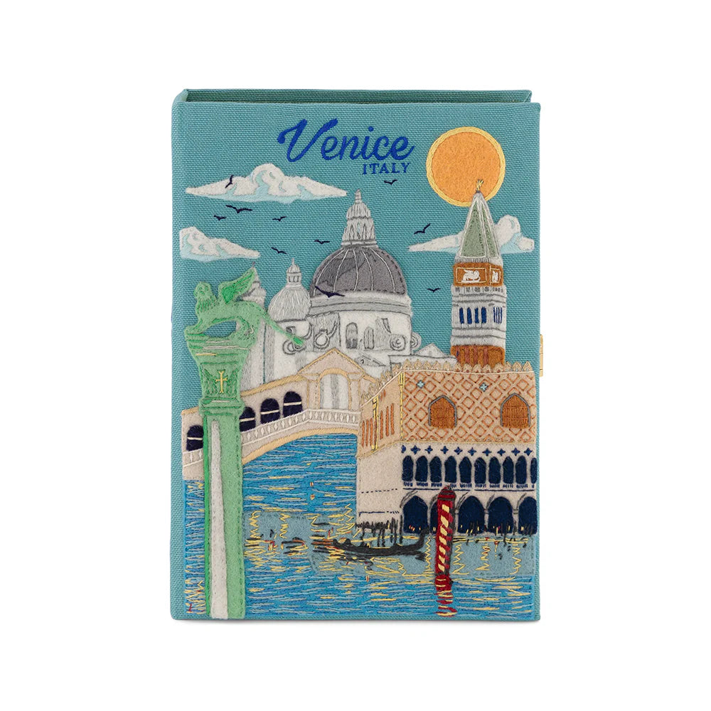 Venice Book Clutch by Olympia Le Tan