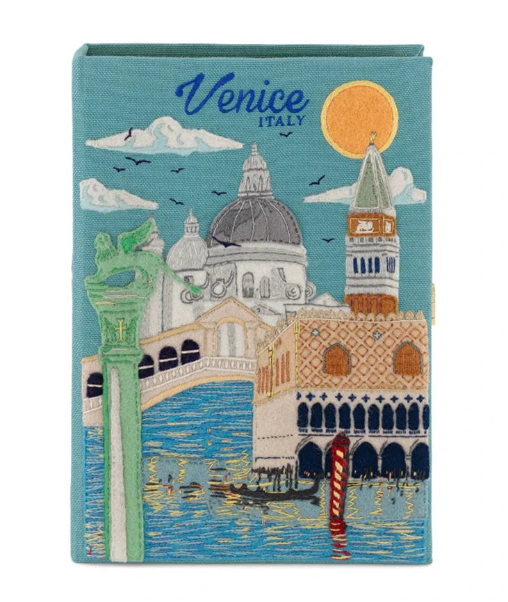 Venice Book Clutch by Olympia Le Tan