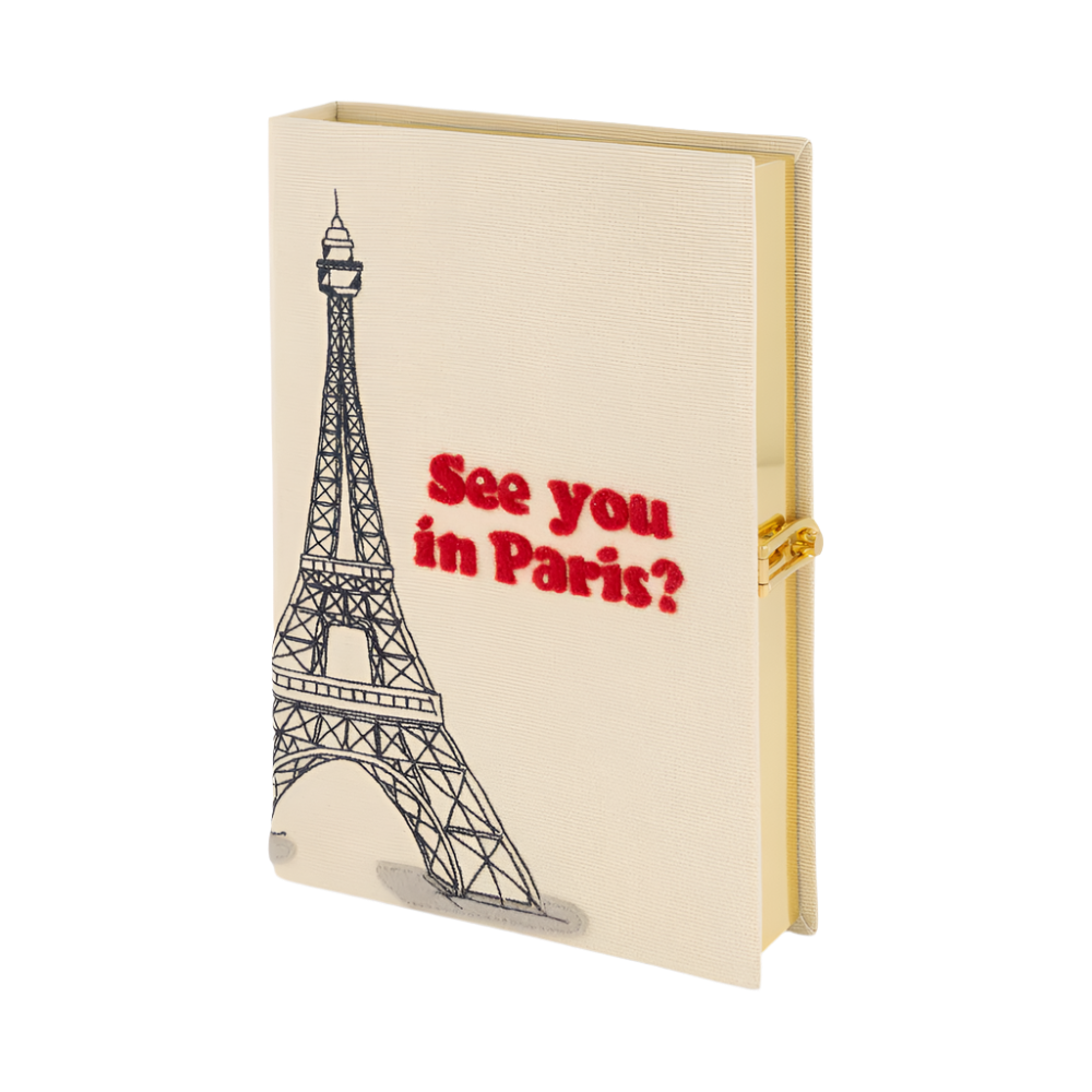 See You in Paris Book Clutch by Olympia Le-Tan