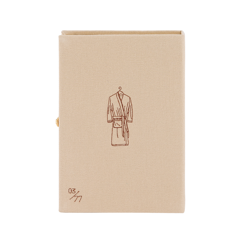 Hotel Spa Book Clutch by Olympia Le Tan