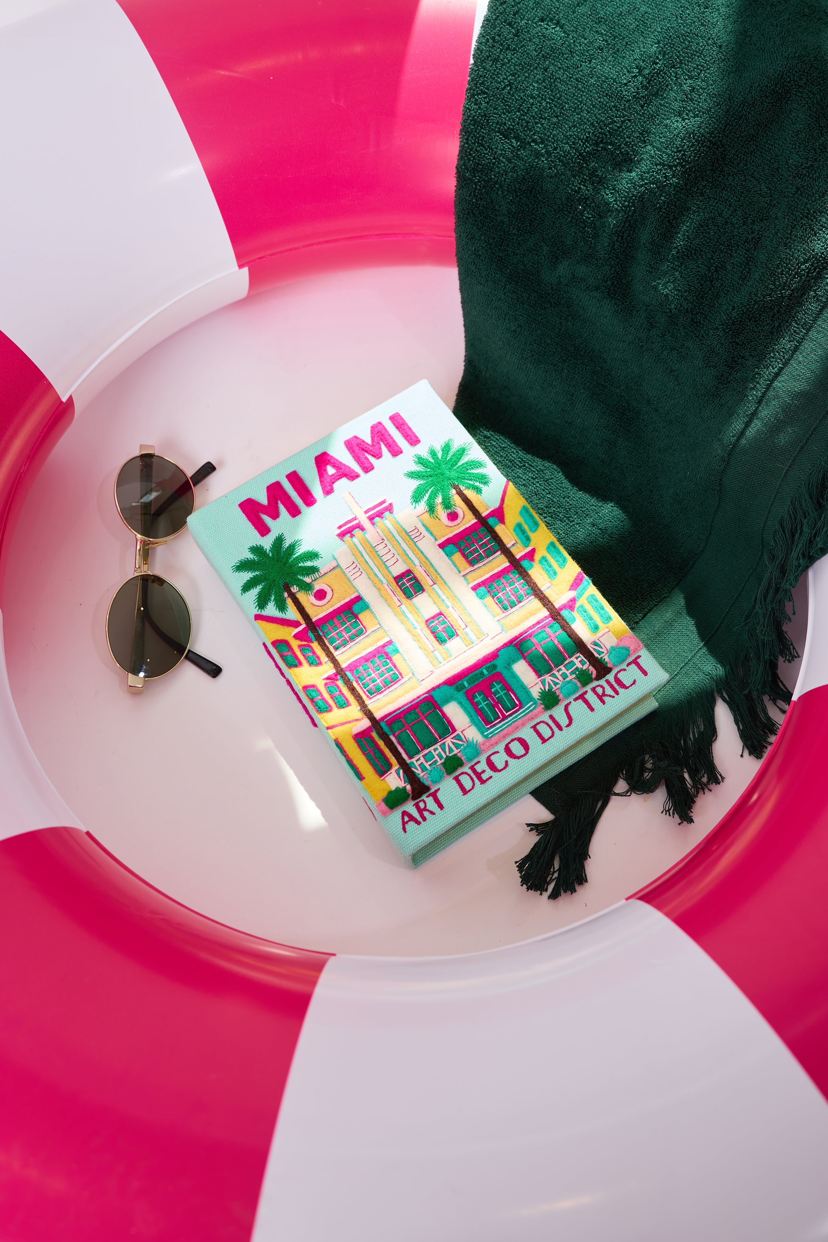 Miami Book Clutch by Olympia Le Tan