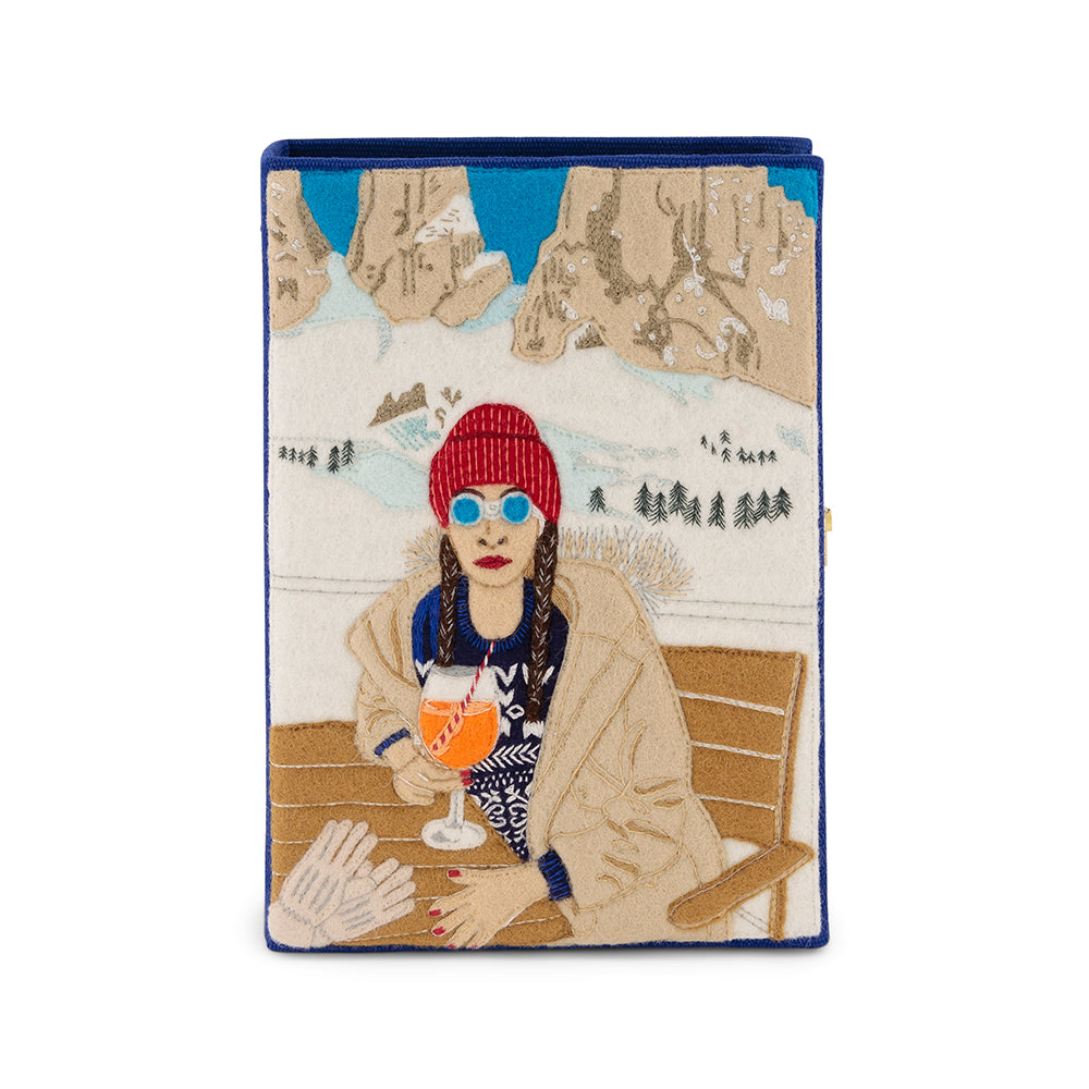 Cocktail at Altitude Book Clutch by Olympia Le Tan