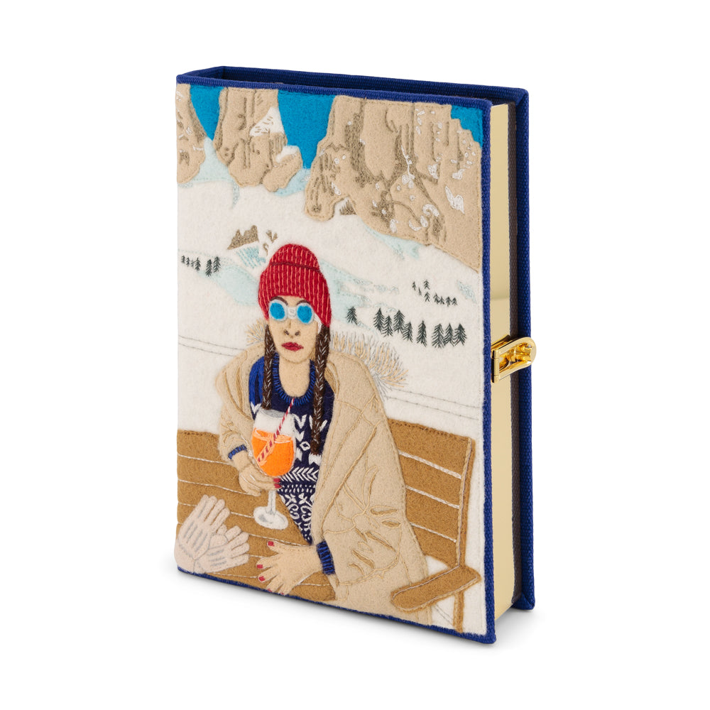 Cocktail at Altitude Book Clutch by Olympia Le Tan
