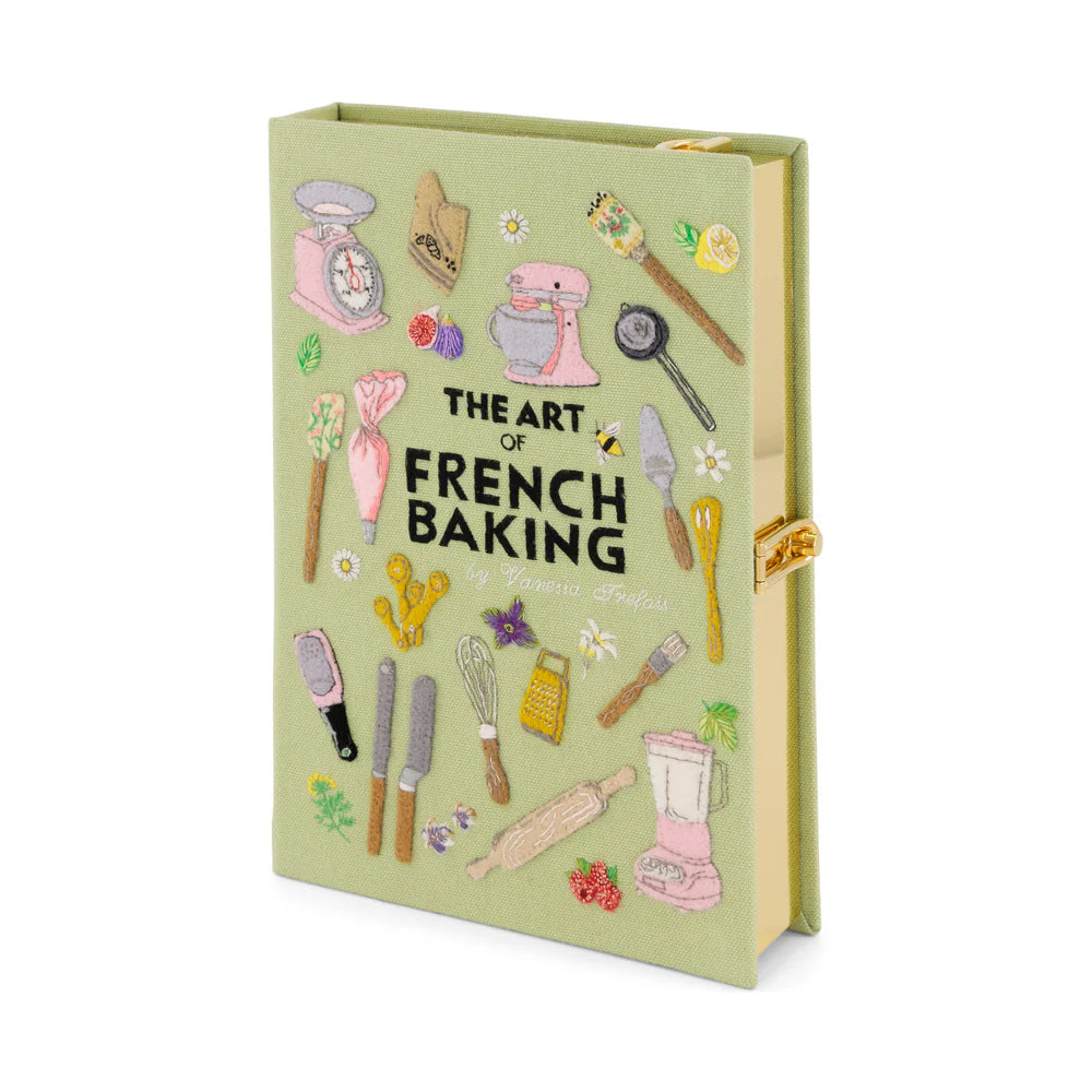 The Art of French Baking Book Clutch (Strapped) by Olympia Le-Tan