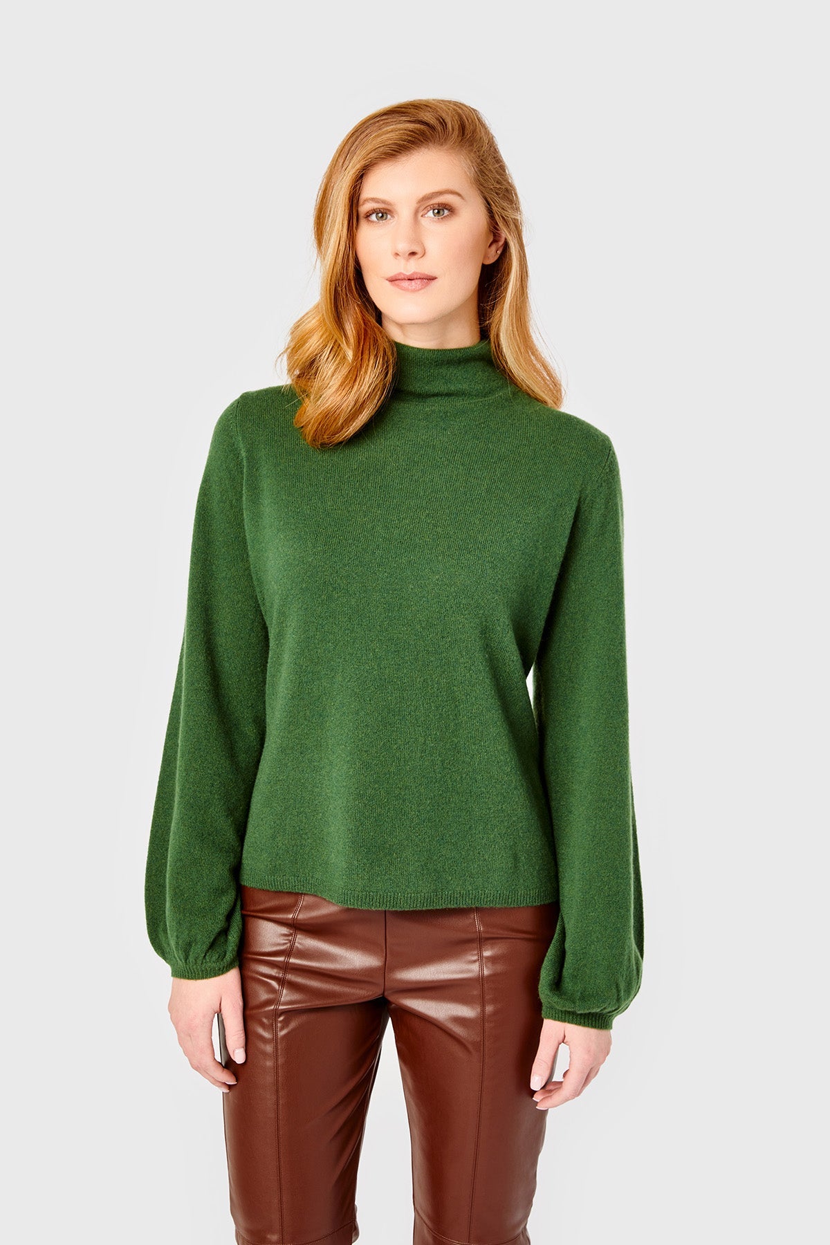 Willow Sweater-Cashmere-Olive by Cartolina