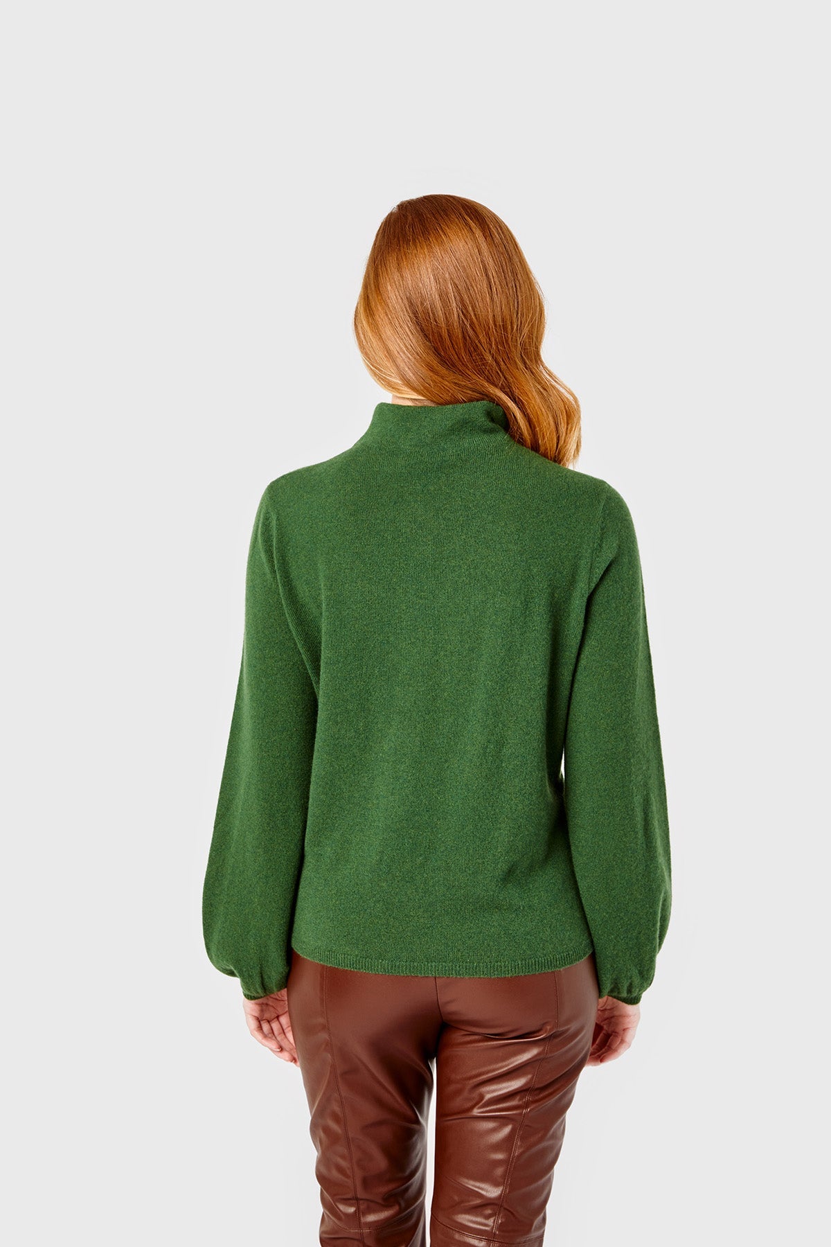 Willow Sweater-Cashmere-Olive by Cartolina