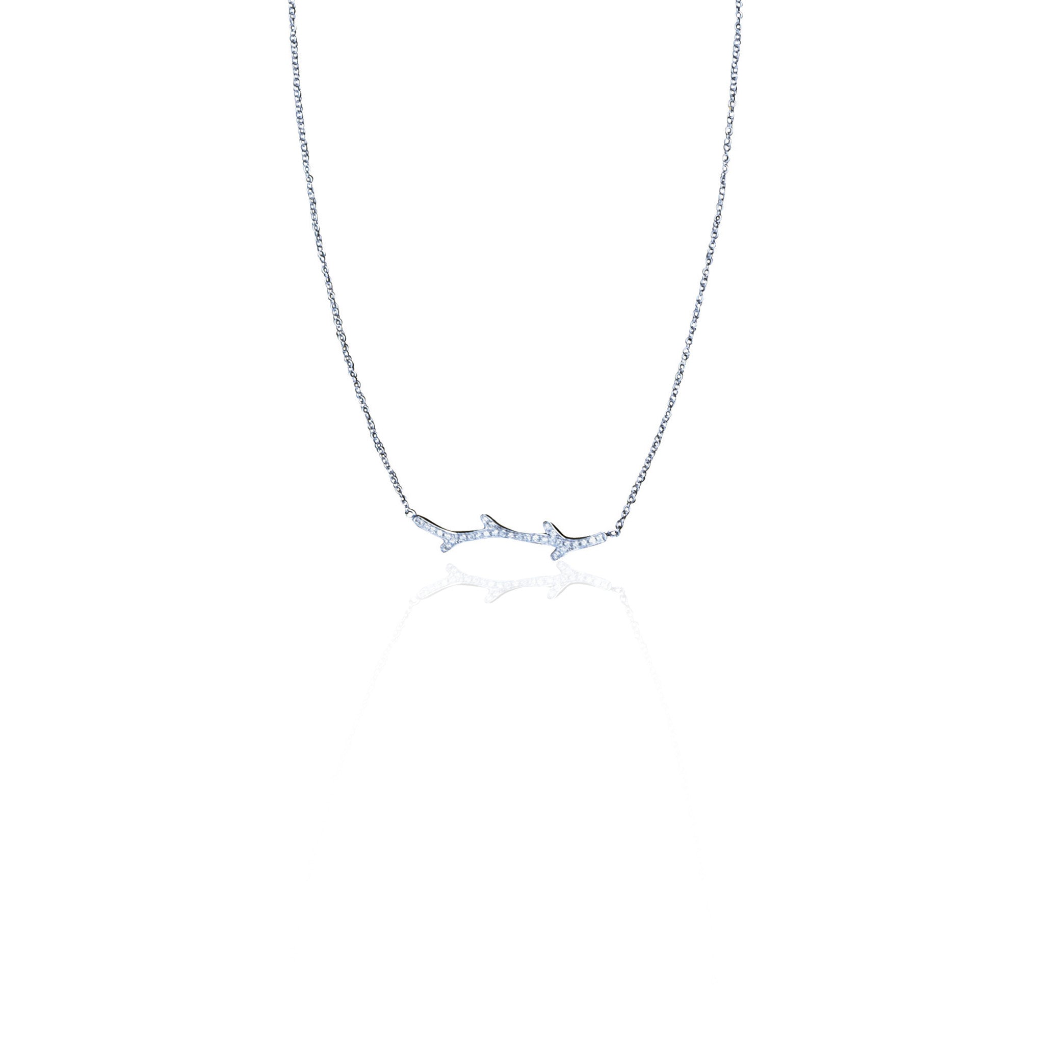 14k Dainty Branch Necklace by S.Carter Designs