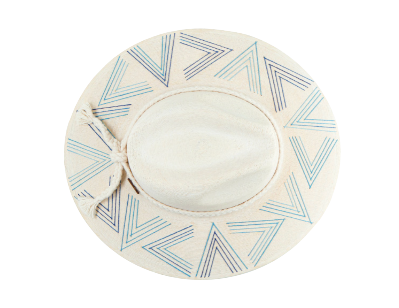 Malibu Blue Palm Hat | Handmade Beach Hat by Corazon Playero