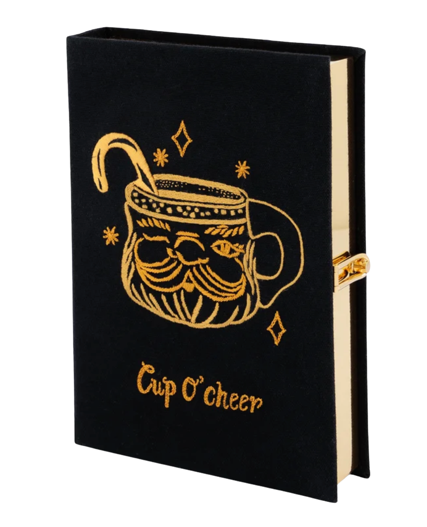 Cup O' Cheer Book Clutch by Olympia Le Tan