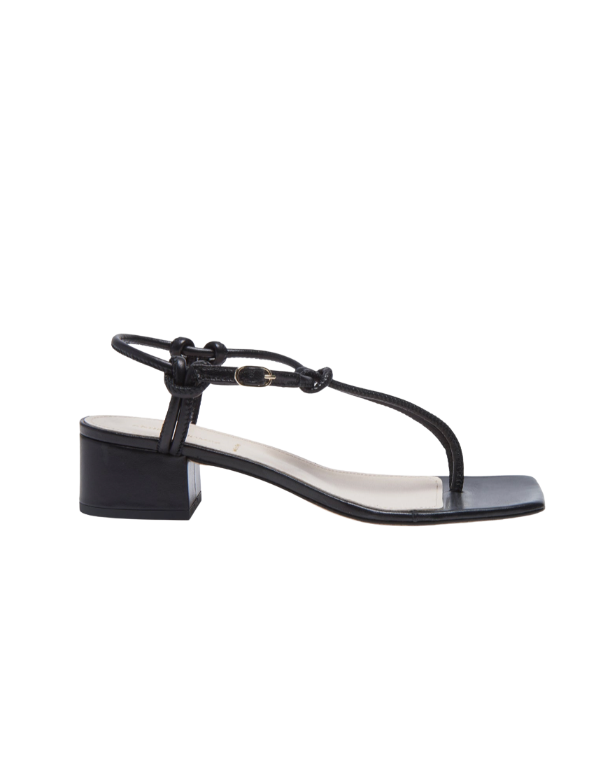 Alexa Black Sandal by Andrea Gomez