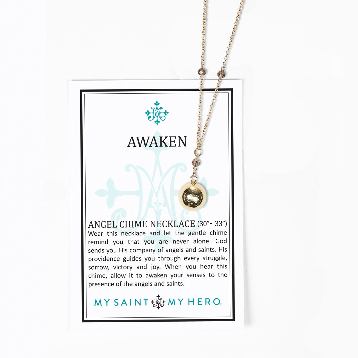 Awaken Angel Chime Necklace by My Saint My Hero