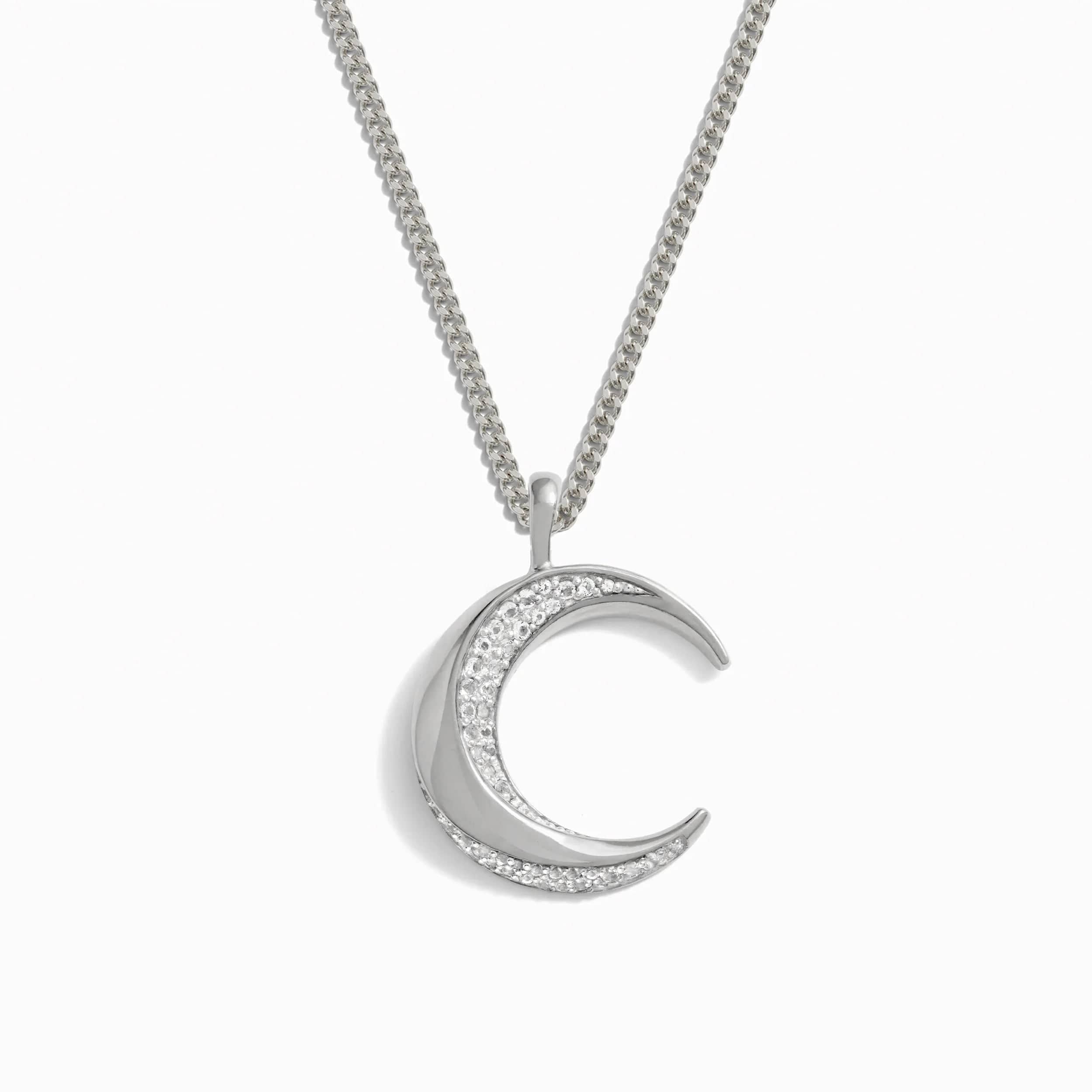 Twisted Moon Necklace by Awe Inspired