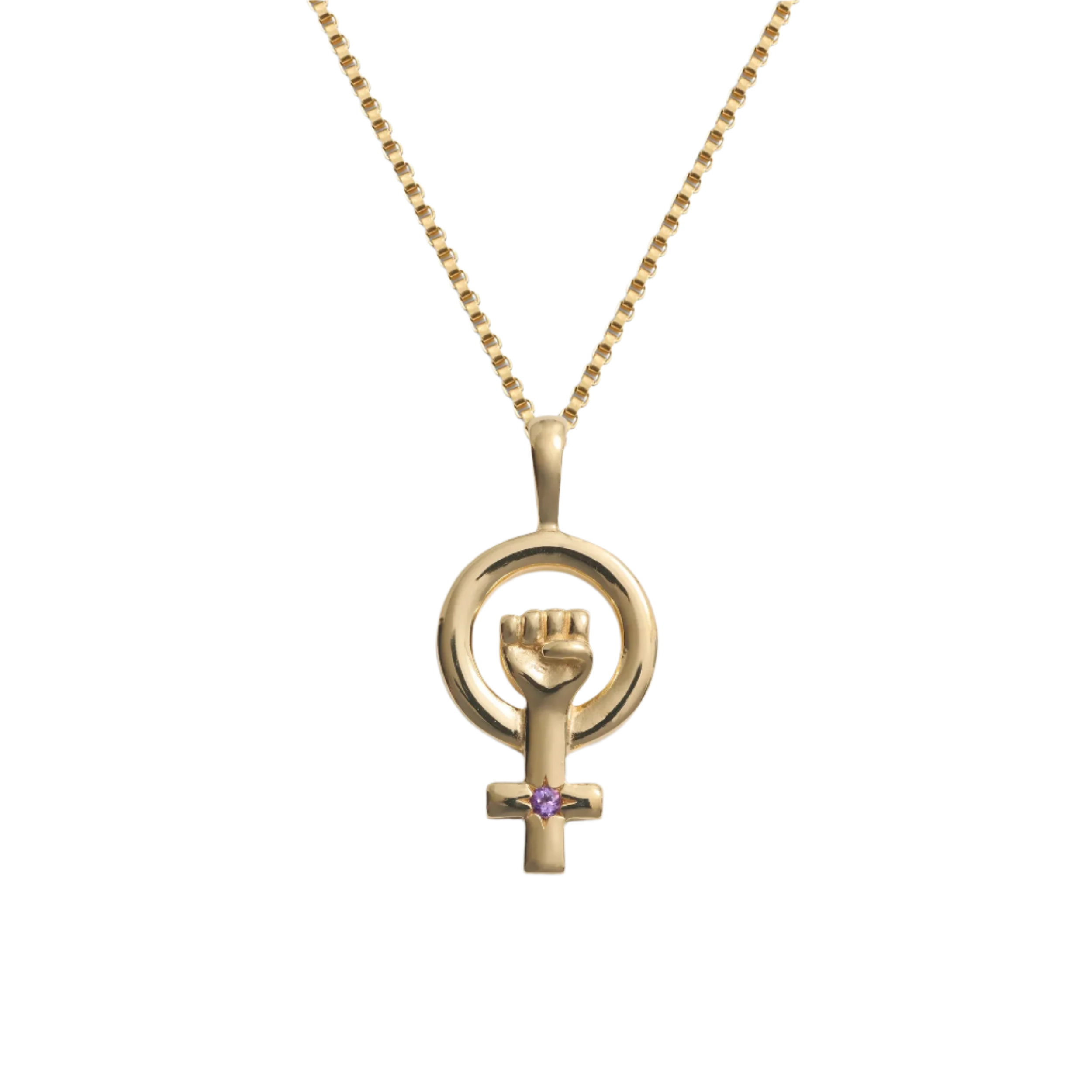 Woman Power Necklace by Awe Inspired