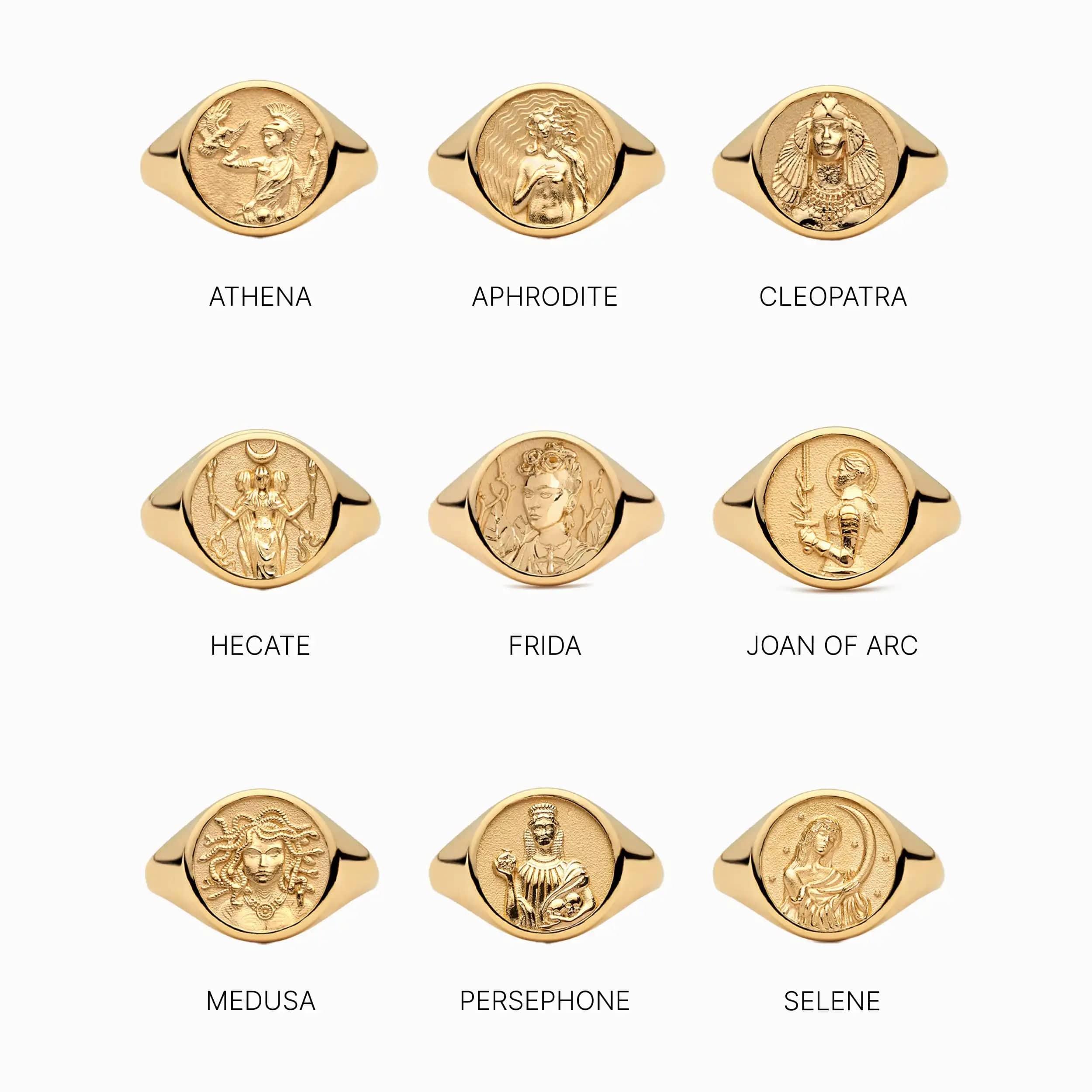 Goddess Signet Ring by Awe Inspired