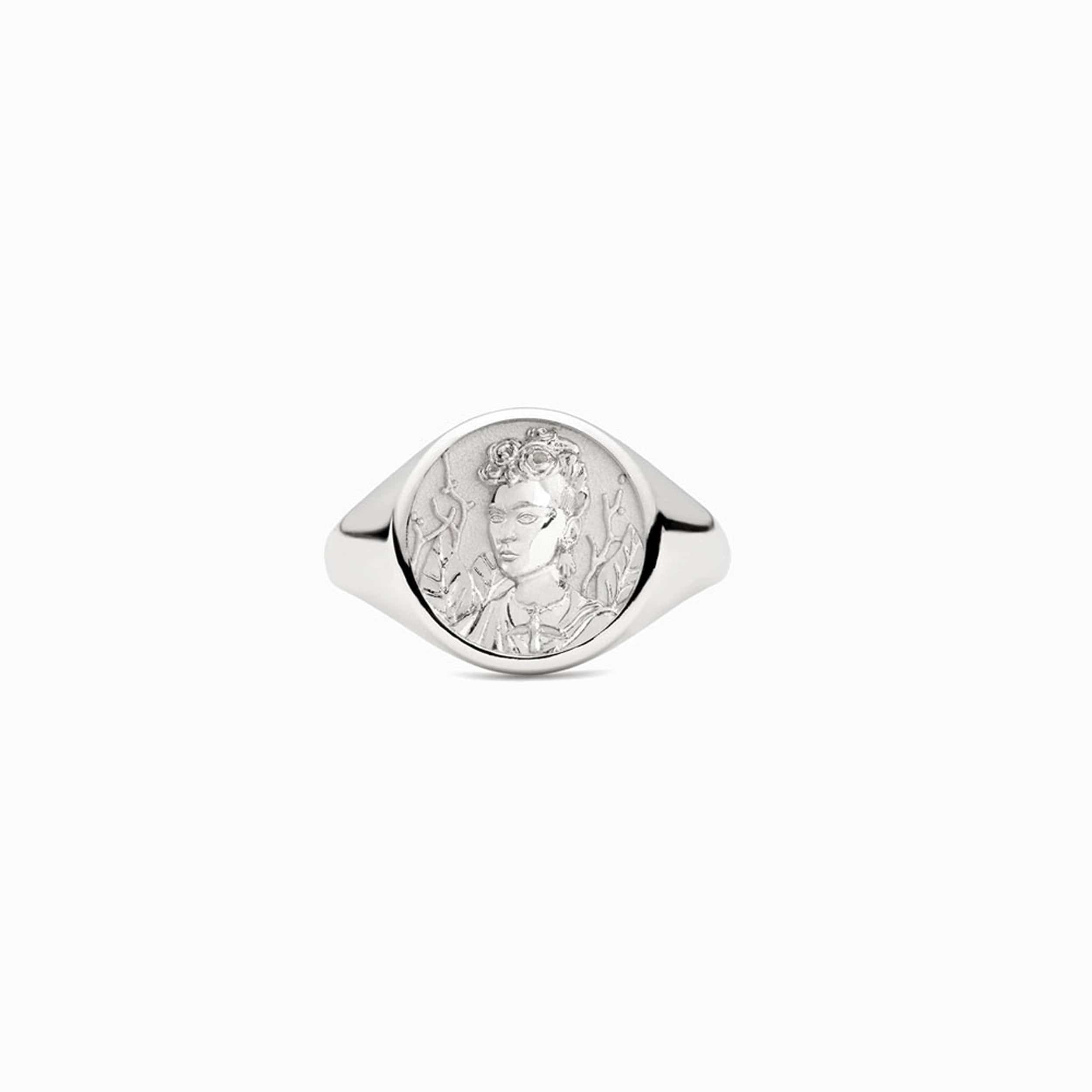 Frida Kahlo Signet Ring by Awe Inspired