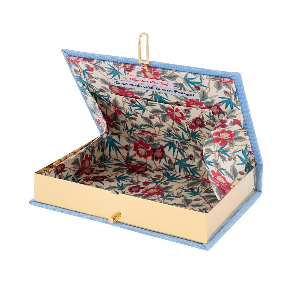 Blossom Moth Book Clutch by Olympia Le Tan