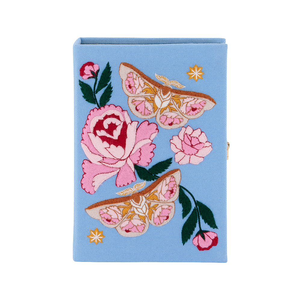 Blossom Moth Book Clutch by Olympia Le Tan