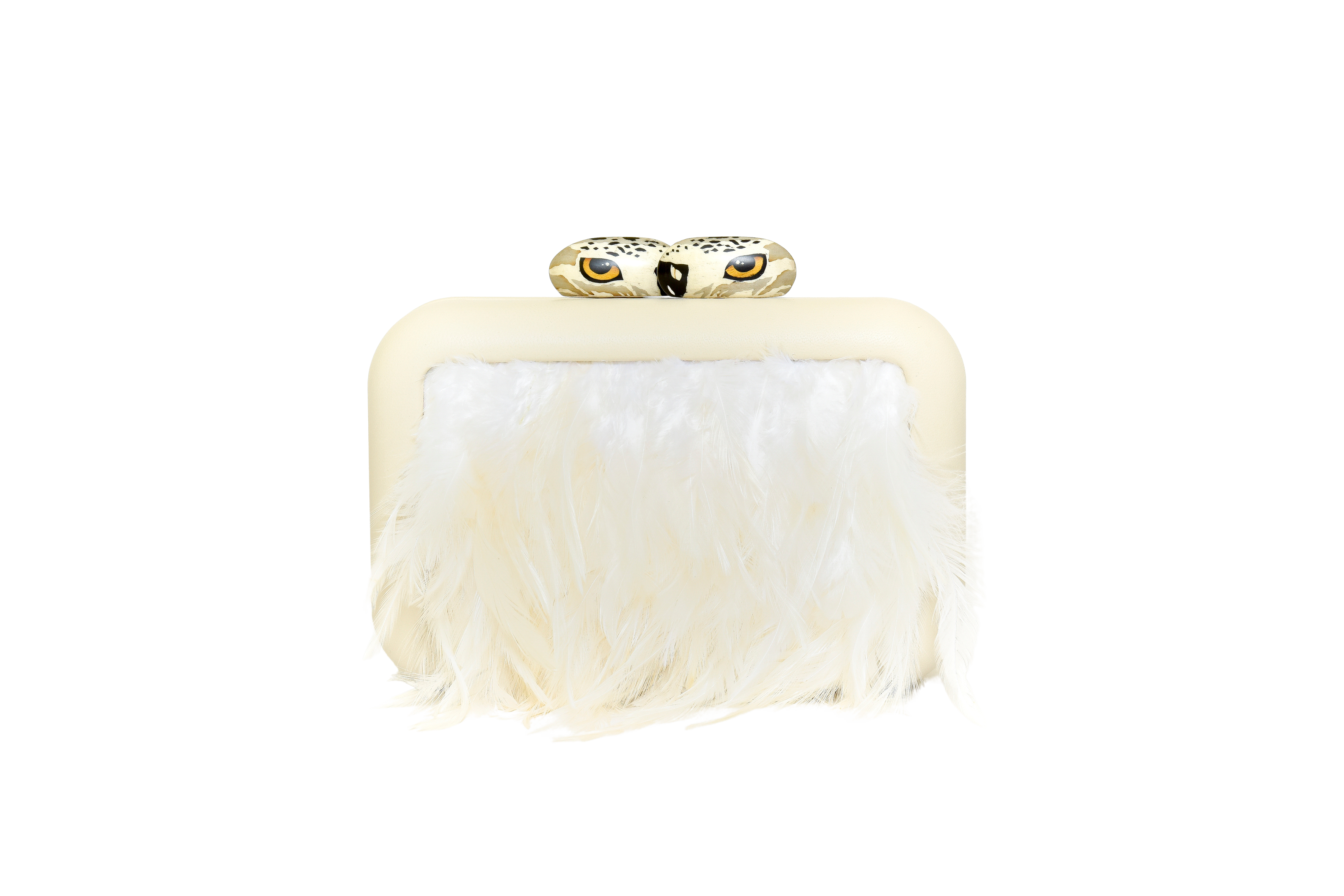 Animalis Owl White Clutch by Sy&Vie