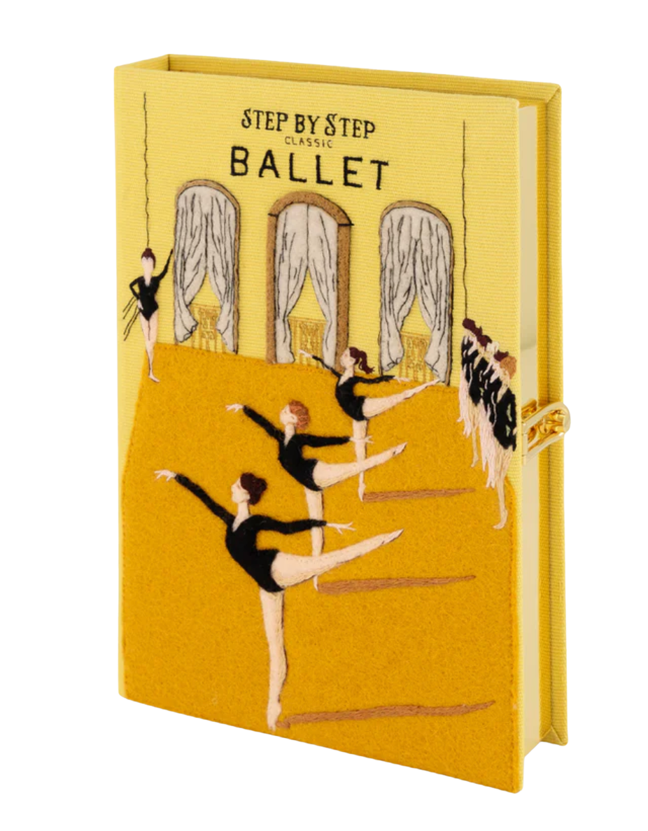 Ballet Class Book Clutch by Olympia Le Tan