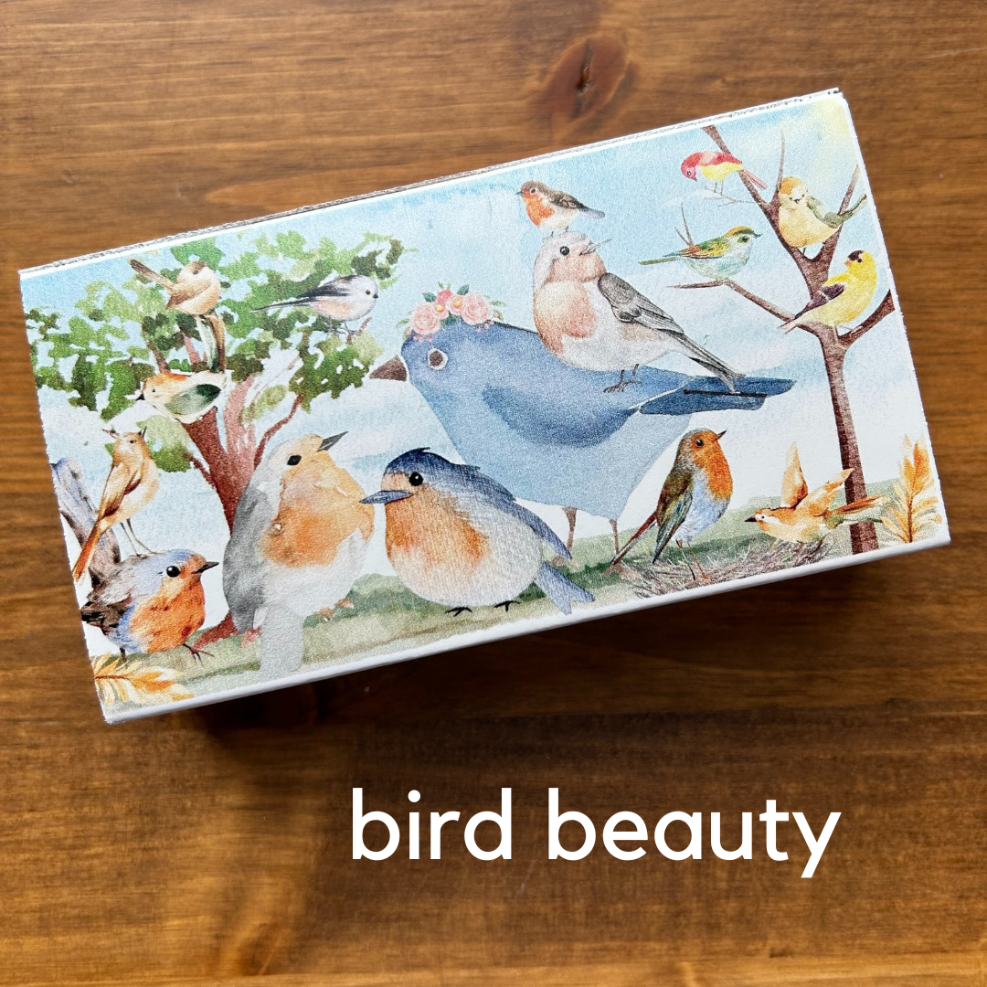 Watercolor Art Matchbox by Alli + Jean