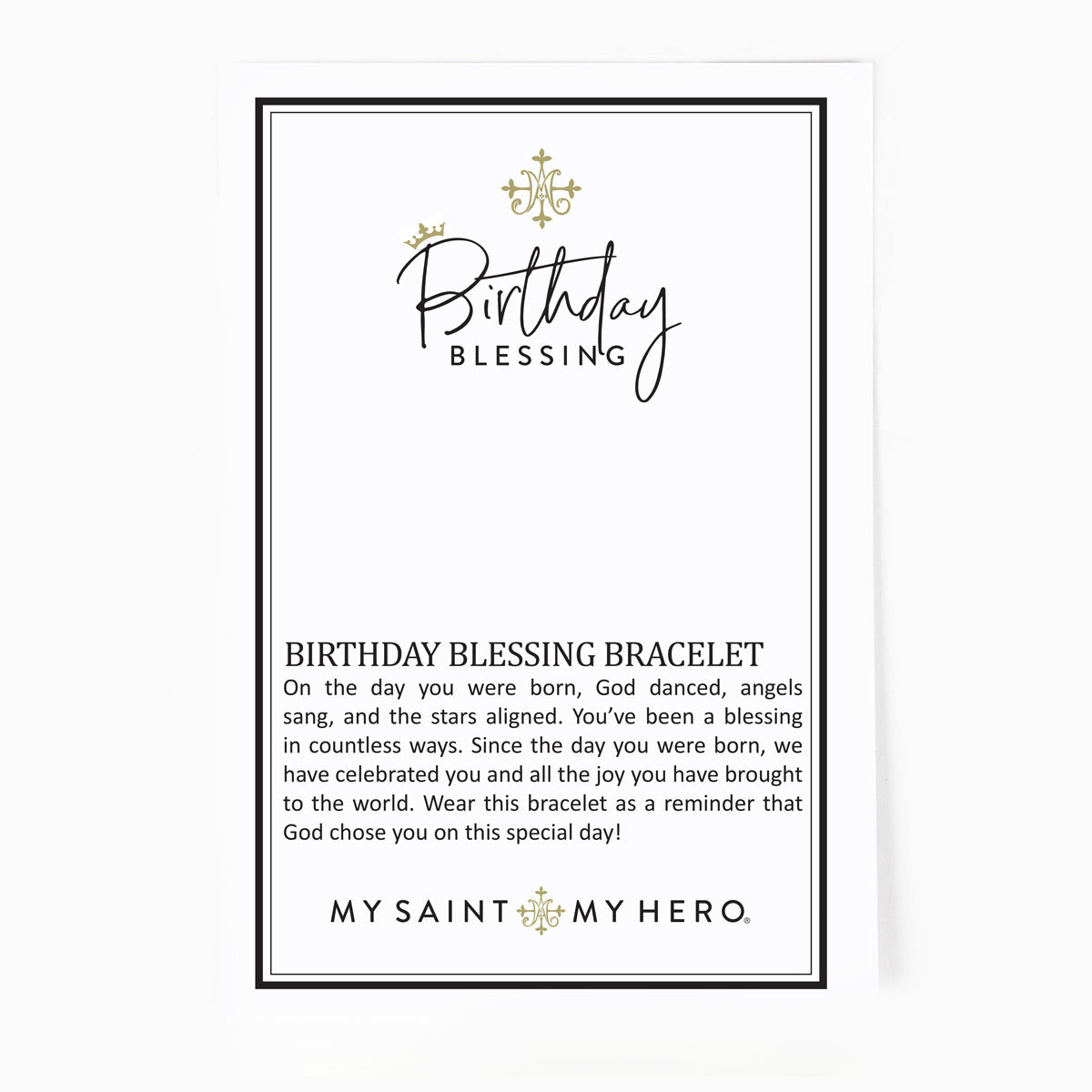 Pearl Birthday Blessing Bracelet by My Saint My Hero