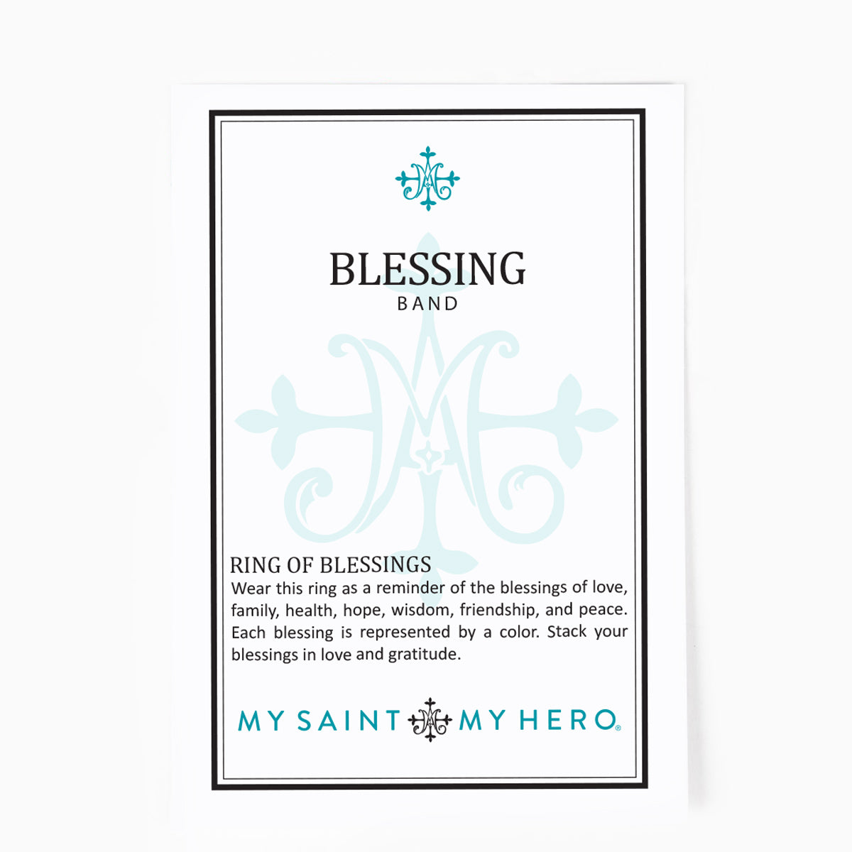 Health Blessing Band by My Saint My Hero