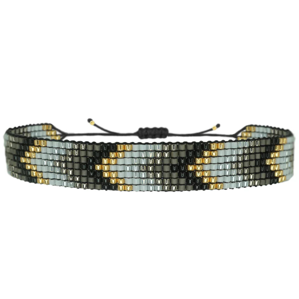 Bracelet - AB8 Chevron Miyuki by Zafiro Jewellers