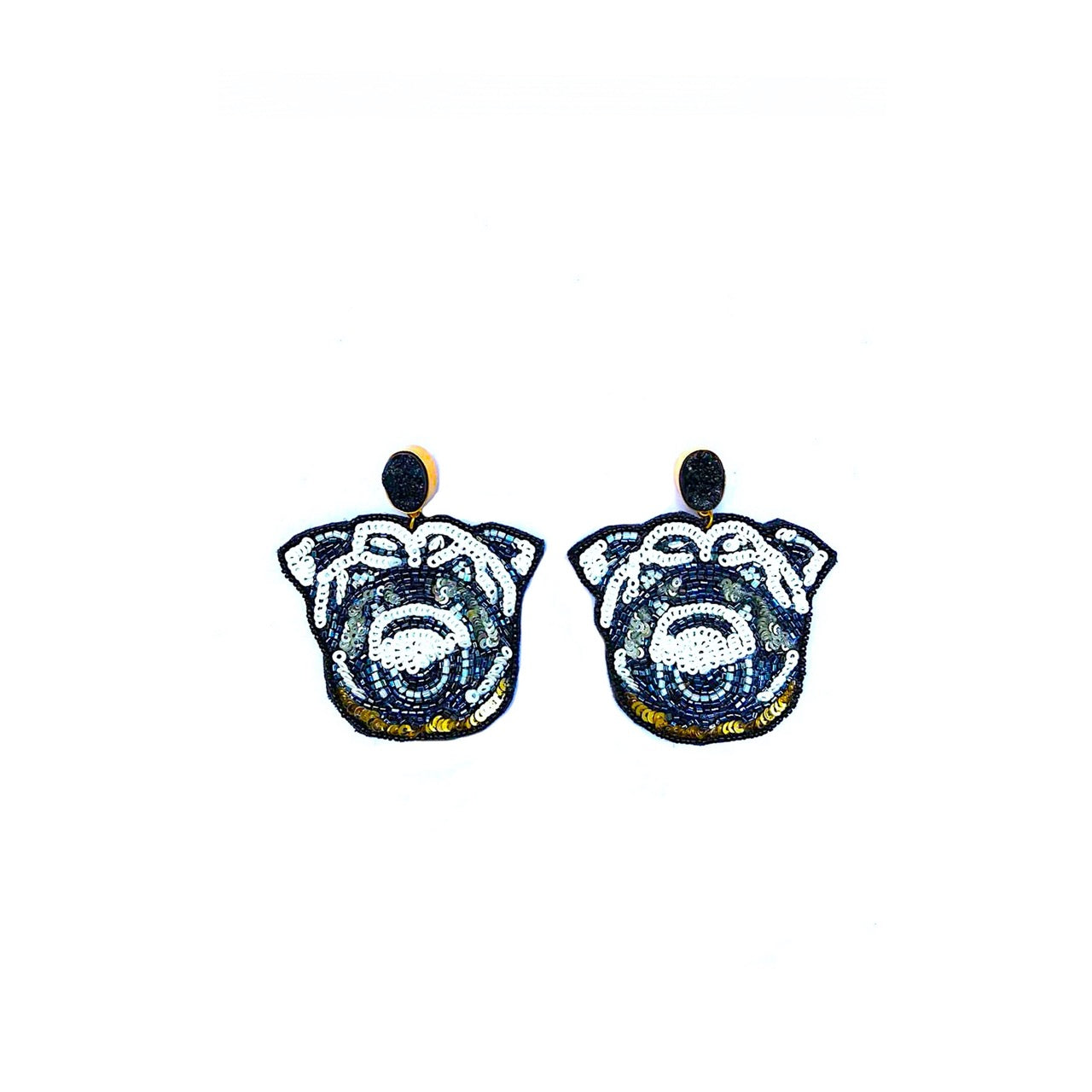 Bull Dog Earrings by Simitri