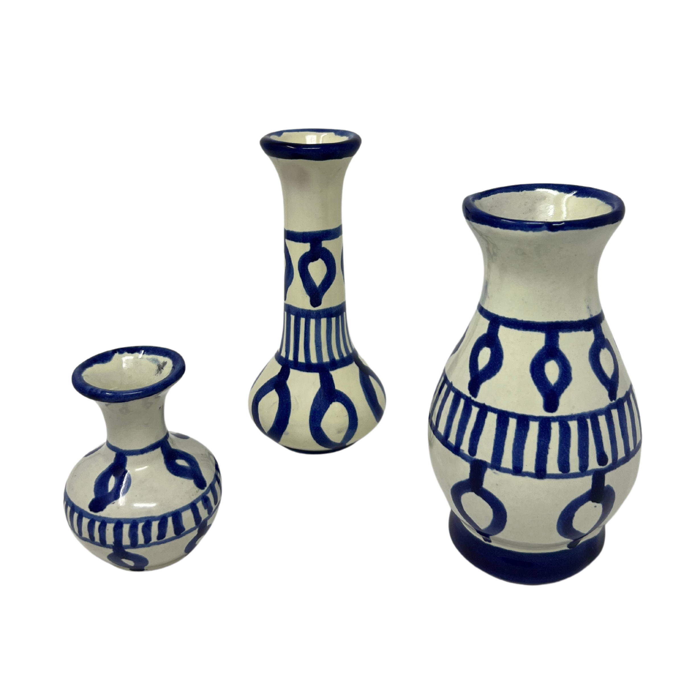 Aztec Bud Vase - Set of 3 by Agave (HerStory Exclusive)