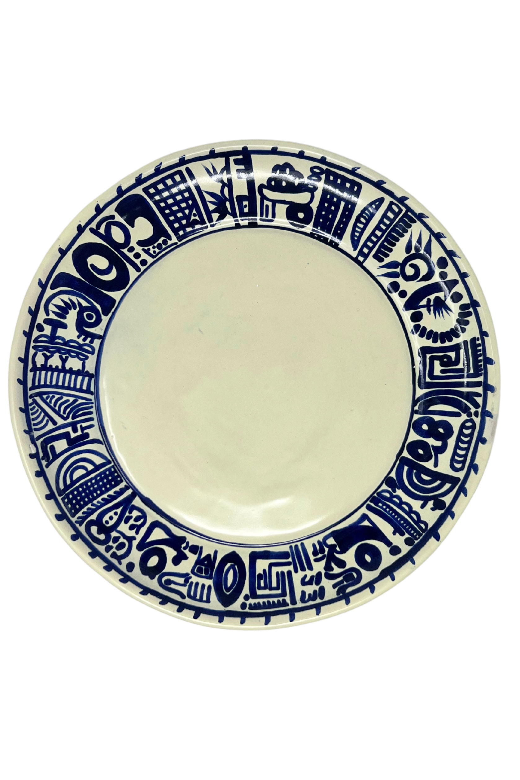 Aztec Charger Plates - Set of 4 by Agave (HerStory Exclusive)