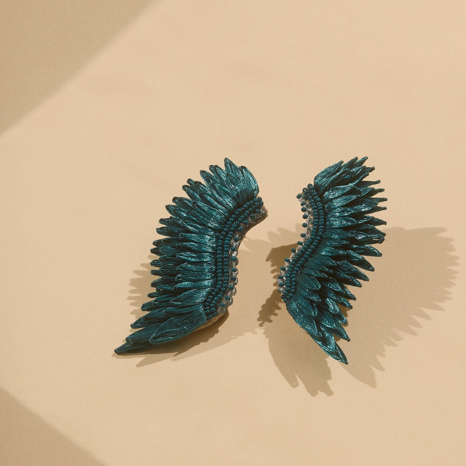 Raffia Midi Madeline Earrings by Mignonne Gavigan