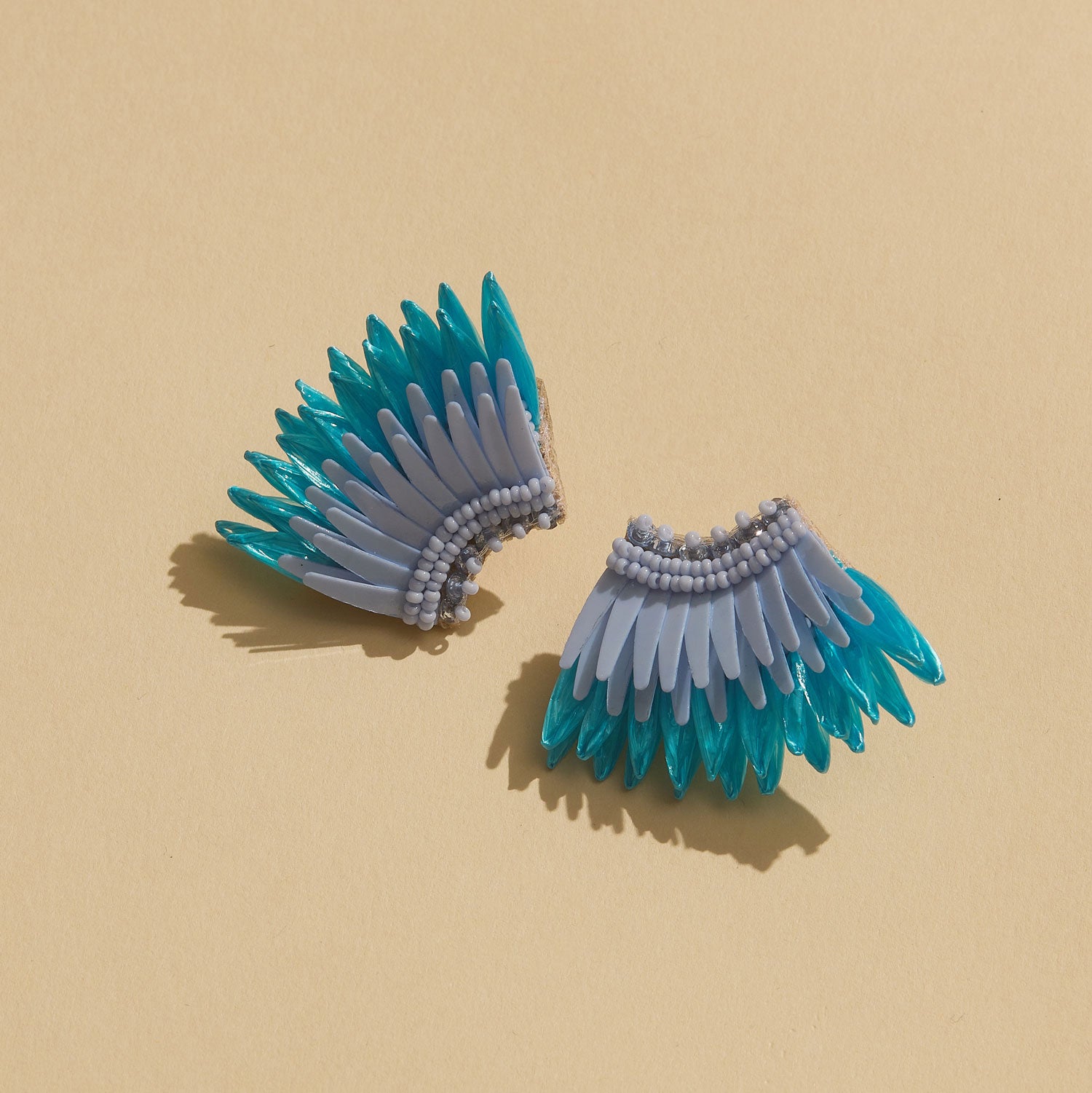 Mini Raffia Madeline Earrings by Mignonne Gavigan