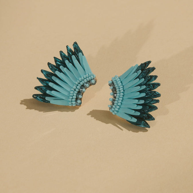 Micro Raffia Madeline Earrings by Mignonne Gavigan