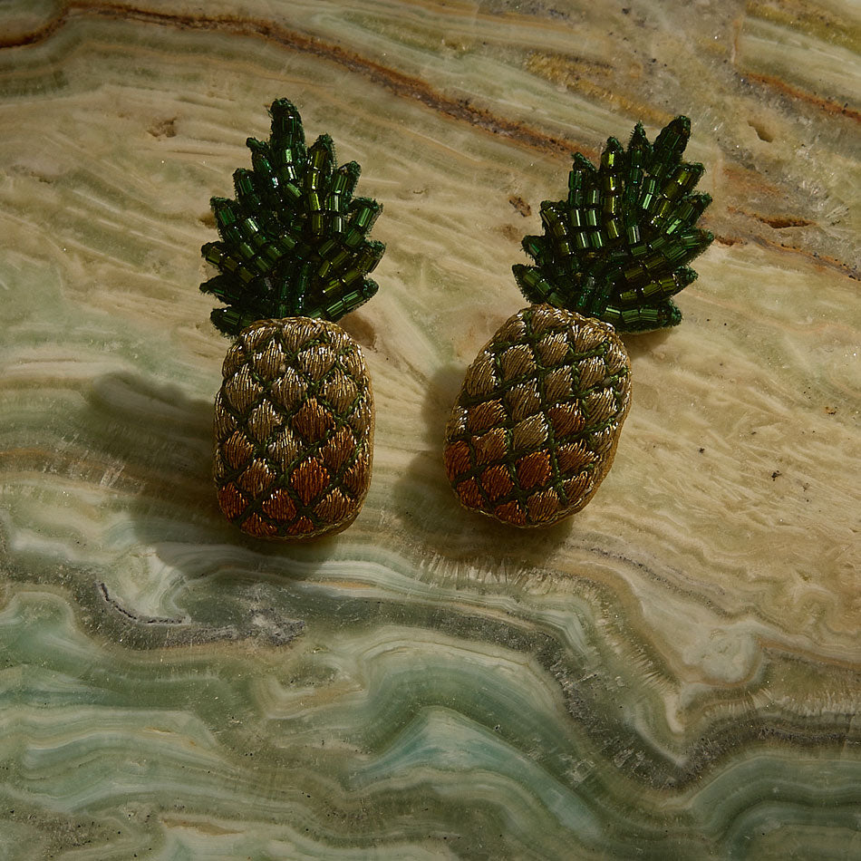 Pineapple Studs by Mignonne Gavigan