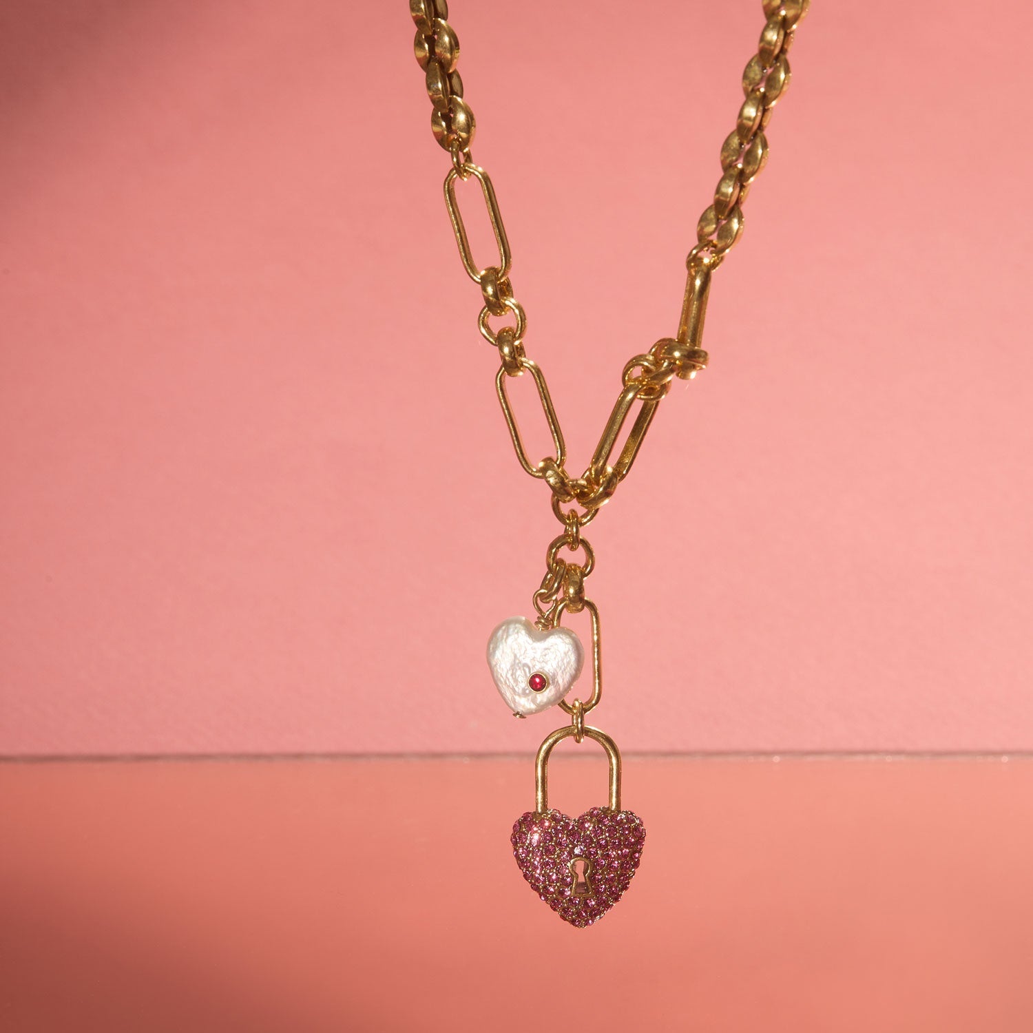 Love Story Charm Necklace by Mignonne Gavigan