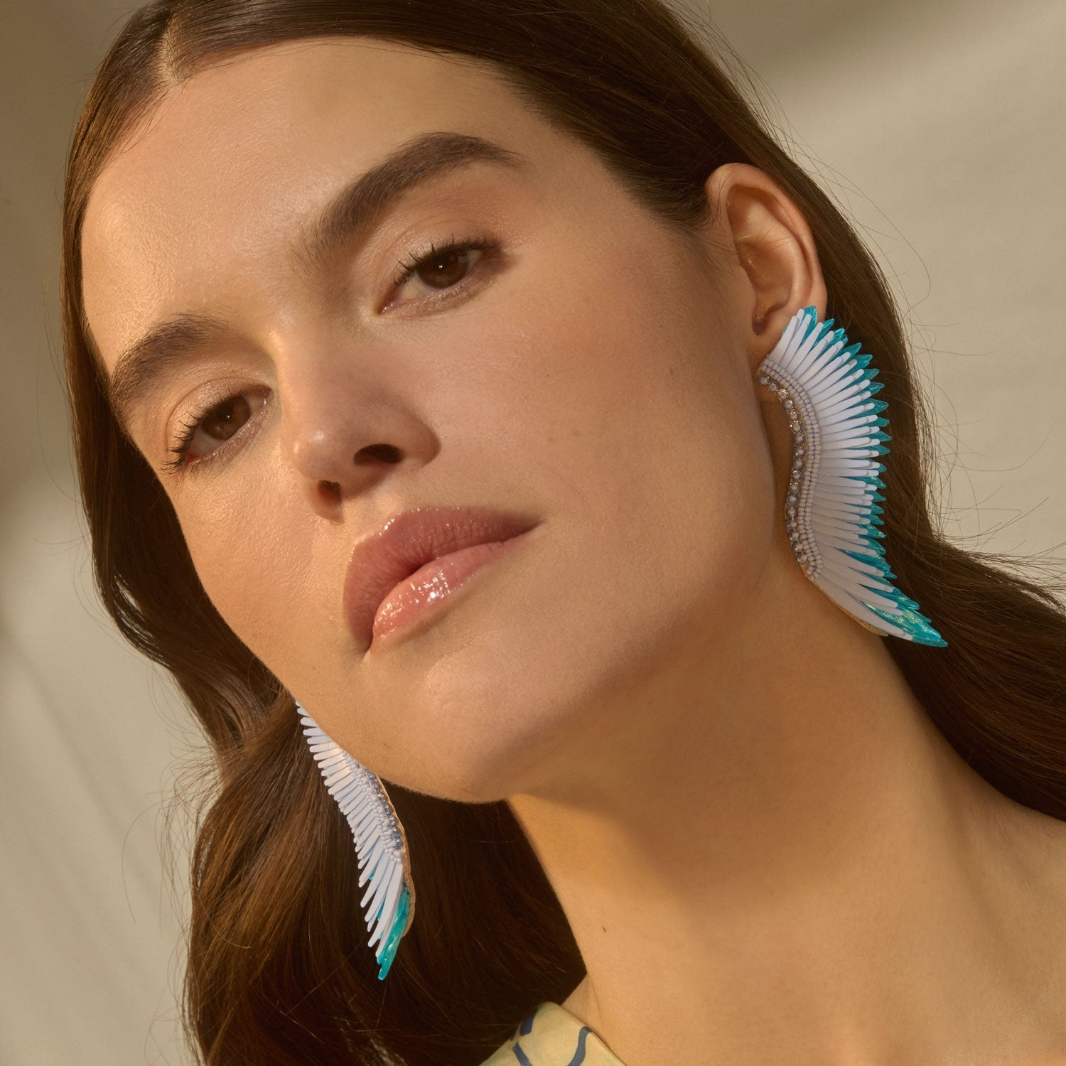 Raffia Madeline Earrings by Mignonne Gavigan