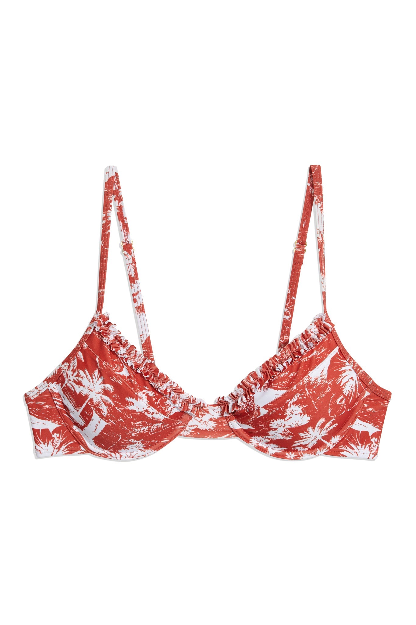 Bowe Top Ruffle in Vintage Tiki by Sister Swim