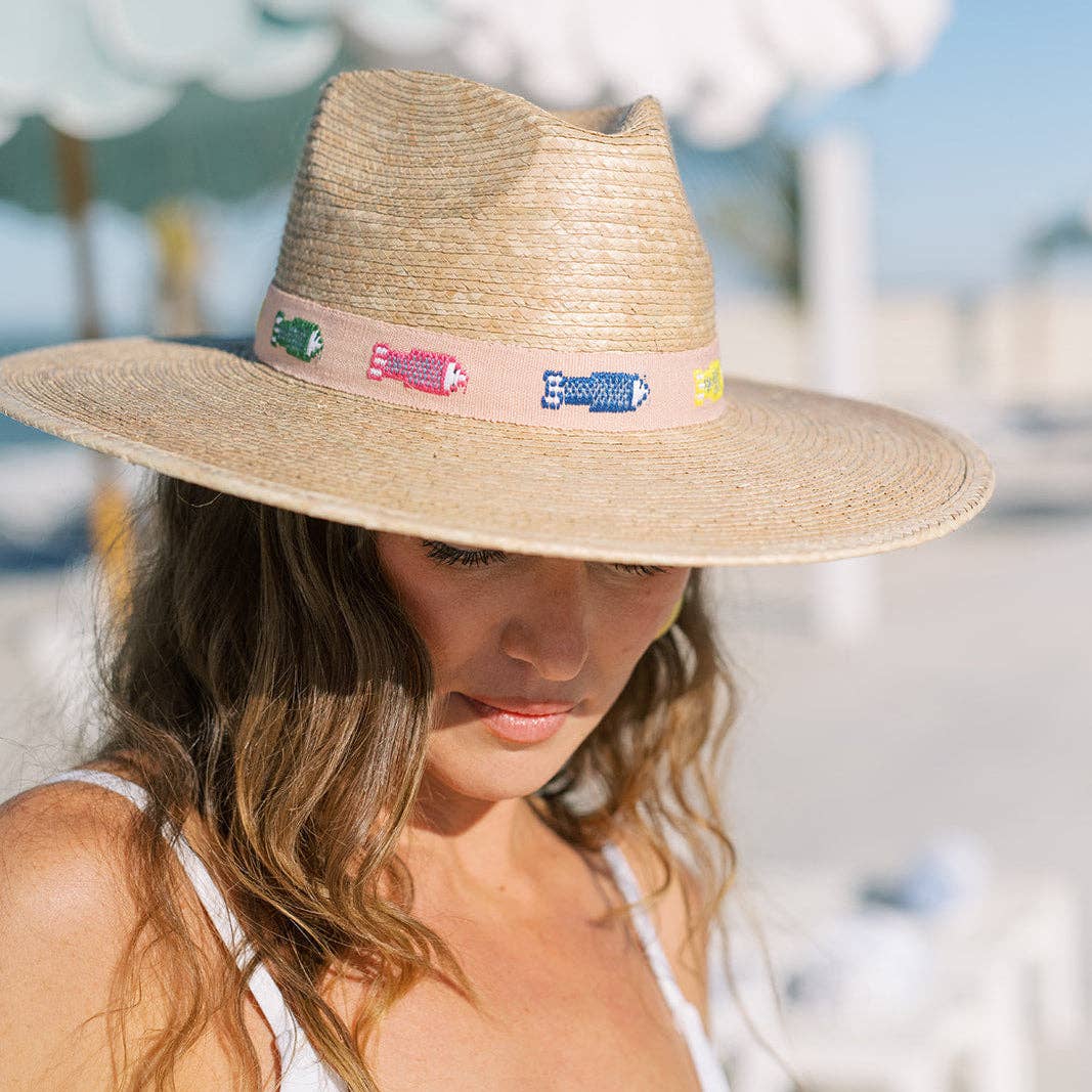 Colorful Fin Palm Hat by Sunshine Tienda