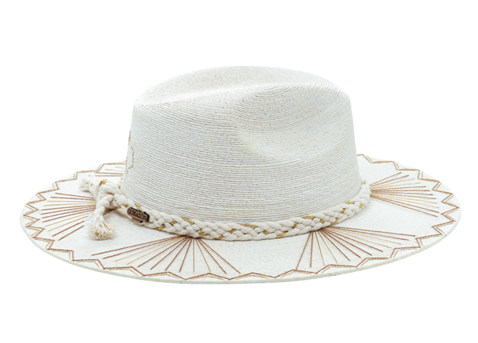 Texas Brown and Gold Hat by Corazon Playero