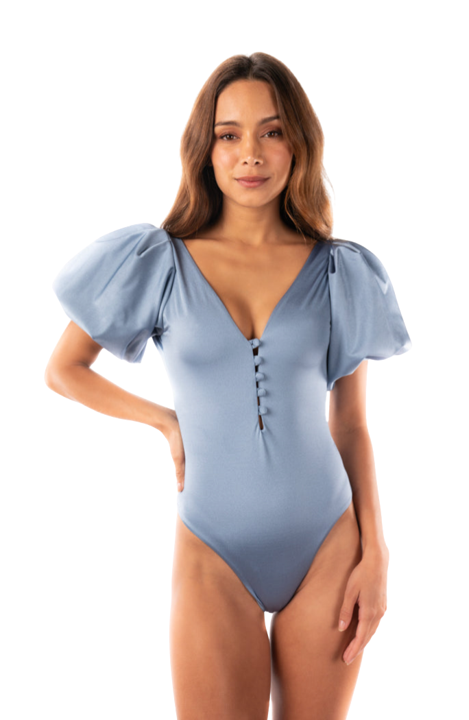 Dahlia One Piece in Blue by Sanlier