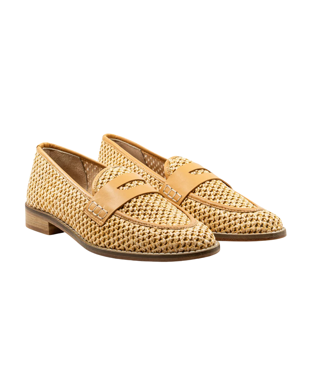 Camila Natural Raffia Loafer by Andrea Gomez