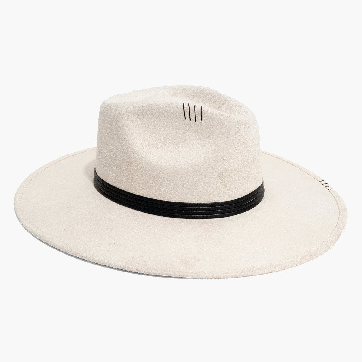 Desert Lily Embroidered Archer Wide Brim Hat by AB.LINO