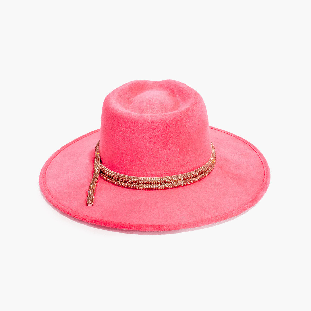 Disco Perla Fedora in Miami Pink Hat by AB.LINO